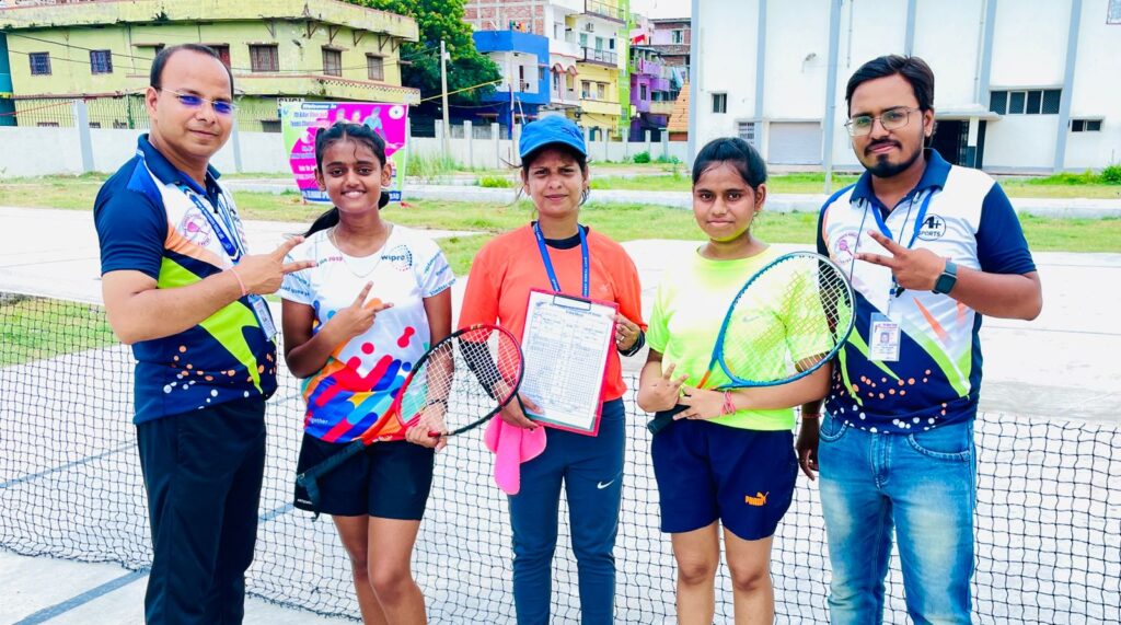 Rohtas got two medals on the first day of state level soft tennis competition