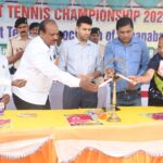 तीन दिवसीय राज्य स्तरीय सॉफ्ट टेनिस प्रतियोगिता का हुआ शुभारंभ